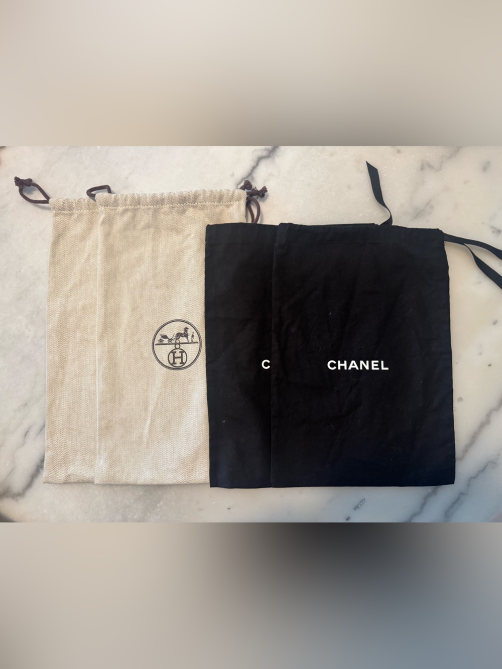 Hermes x 2 and Chanel x 2